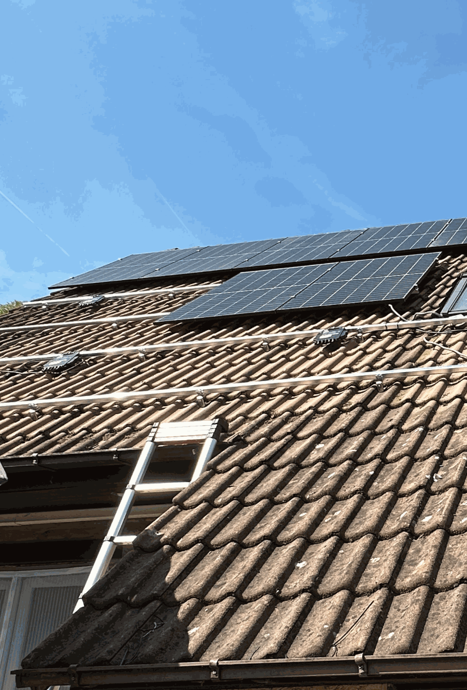 pose de panneaux photovoltaïques sur toiture